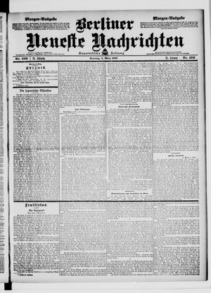Berliner Neueste Nachrichten vom 05.03.1905