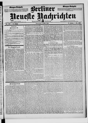 Berliner Neueste Nachrichten on Mar 9, 1905