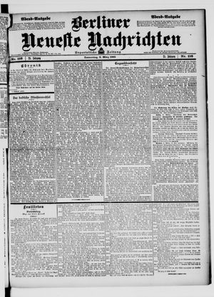 Berliner Neueste Nachrichten on Mar 9, 1905