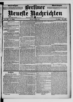 Berliner Neueste Nachrichten vom 13.03.1905