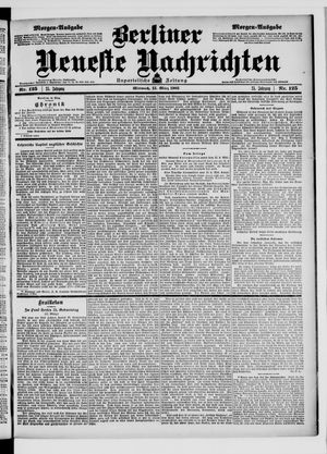 Berliner Neueste Nachrichten vom 15.03.1905