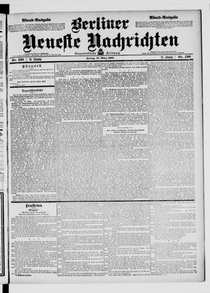 Berliner Neueste Nachrichten vom 17.03.1905