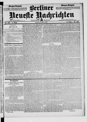 Berliner Neueste Nachrichten vom 21.03.1905
