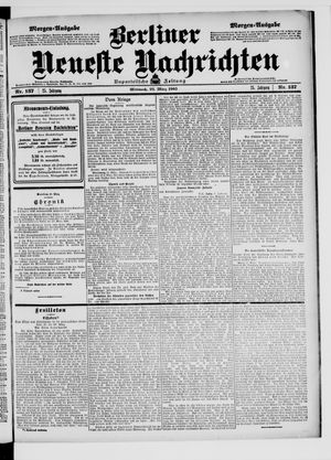 Berliner Neueste Nachrichten vom 22.03.1905