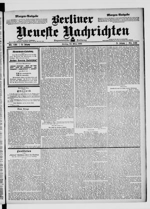 Berliner Neueste Nachrichten vom 24.03.1905