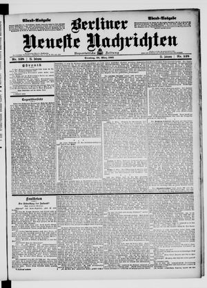 Berliner Neueste Nachrichten vom 28.03.1905