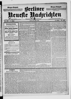 Berliner Neueste Nachrichten vom 31.03.1905