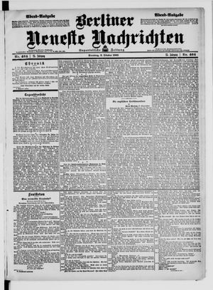 Berliner Neueste Nachrichten vom 03.10.1905