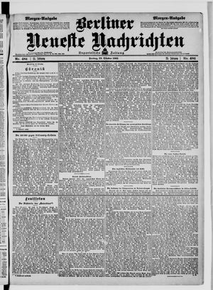 Berliner Neueste Nachrichten vom 13.10.1905