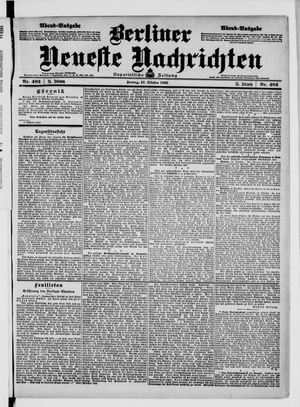 Berliner Neueste Nachrichten vom 13.10.1905