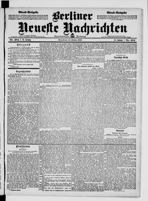 Berliner Neueste Nachrichten on Oct 14, 1905