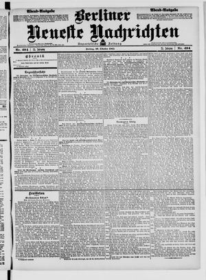 Berliner Neueste Nachrichten vom 20.10.1905