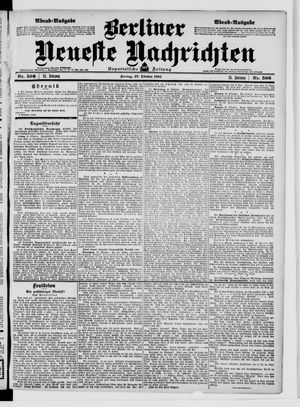 Berliner Neueste Nachrichten on Oct 27, 1905
