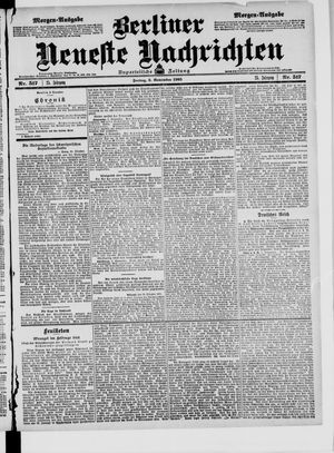 Berliner Neueste Nachrichten vom 03.11.1905