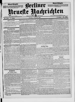 Berliner Neueste Nachrichten vom 07.11.1905