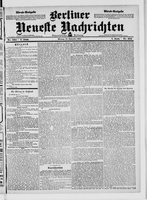 Berliner Neueste Nachrichten vom 13.11.1905
