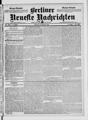 Berliner Neueste Nachrichten vom 15.11.1905