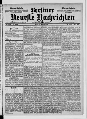 Berliner Neueste Nachrichten on Nov 17, 1905