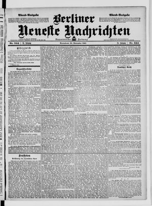 Berliner Neueste Nachrichten vom 18.11.1905