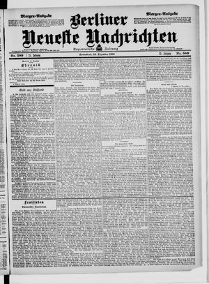 Berliner Neueste Nachrichten vom 16.12.1905