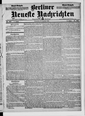 Berliner Neueste Nachrichten vom 28.12.1905