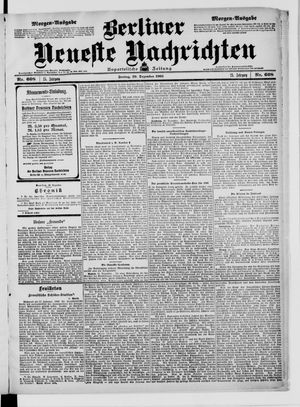 Berliner Neueste Nachrichten on Dec 29, 1905
