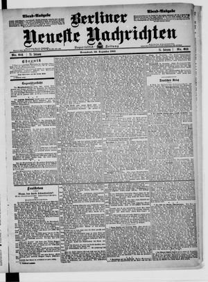 Berliner Neueste Nachrichten vom 31.12.1905