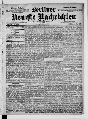 Berliner Neueste Nachrichten vom 01.01.1906
