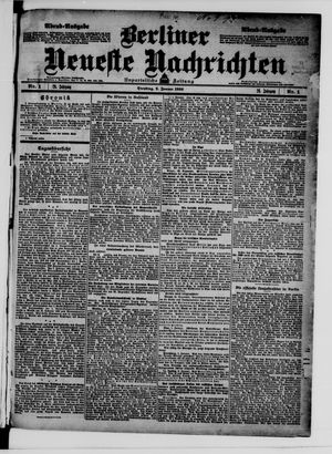 Berliner Neueste Nachrichten vom 02.01.1906