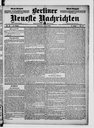 Berliner Neueste Nachrichten vom 03.01.1906
