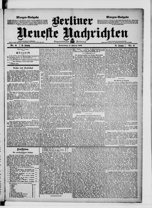 Berliner Neueste Nachrichten vom 04.01.1906