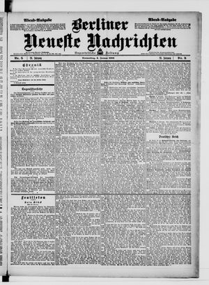 Berliner Neueste Nachrichten vom 04.01.1906