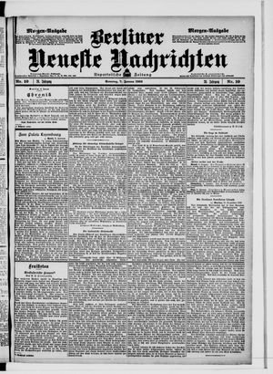 Berliner Neueste Nachrichten on Jan 7, 1906