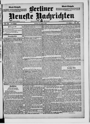 Berliner Neueste Nachrichten vom 12.01.1906