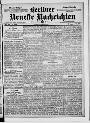 Berliner Neueste Nachrichten on Jan 13, 1906