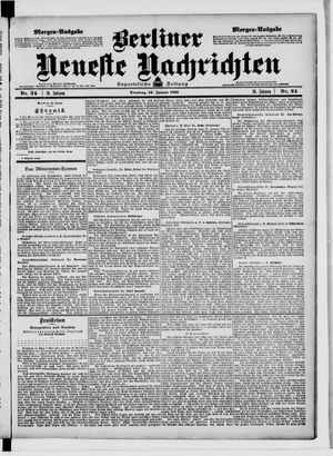 Berliner Neueste Nachrichten on Jan 16, 1906