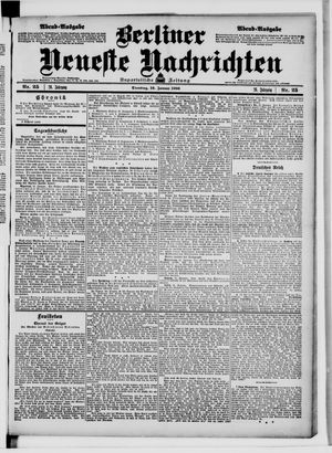Berliner Neueste Nachrichten on Jan 16, 1906
