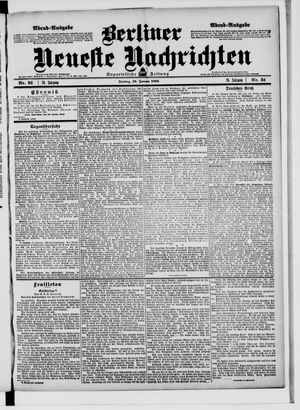 Berliner Neueste Nachrichten vom 19.01.1906