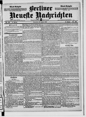 Berliner Neueste Nachrichten on Jan 20, 1906