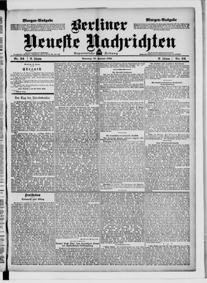 Berliner Neueste Nachrichten on Jan 21, 1906