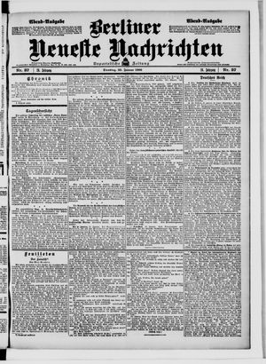 Berliner Neueste Nachrichten vom 23.01.1906