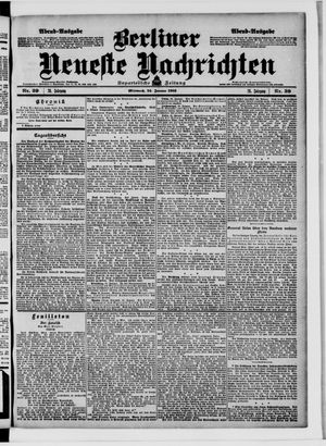 Berliner Neueste Nachrichten vom 24.01.1906