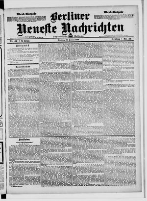 Berliner Neueste Nachrichten vom 30.01.1906