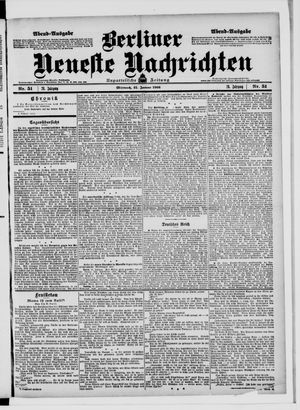 Berliner Neueste Nachrichten vom 31.01.1906