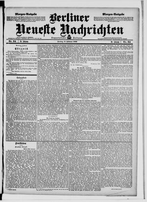 Berliner Neueste Nachrichten vom 02.02.1906