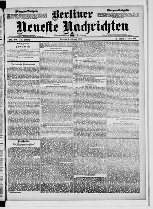 Berliner Neueste Nachrichten vom 06.02.1906