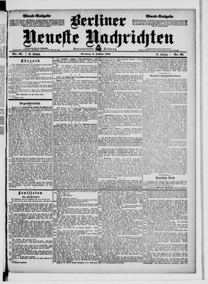 Berliner Neueste Nachrichten vom 06.02.1906