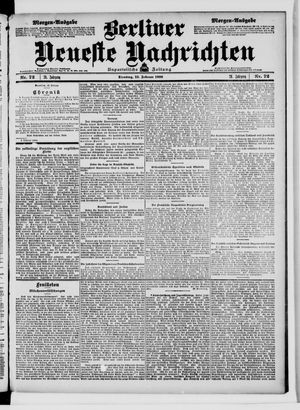 Berliner Neueste Nachrichten vom 13.02.1906