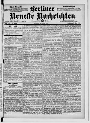 Berliner Neueste Nachrichten vom 14.02.1906