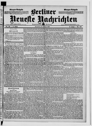 Berliner Neueste Nachrichten vom 17.02.1906